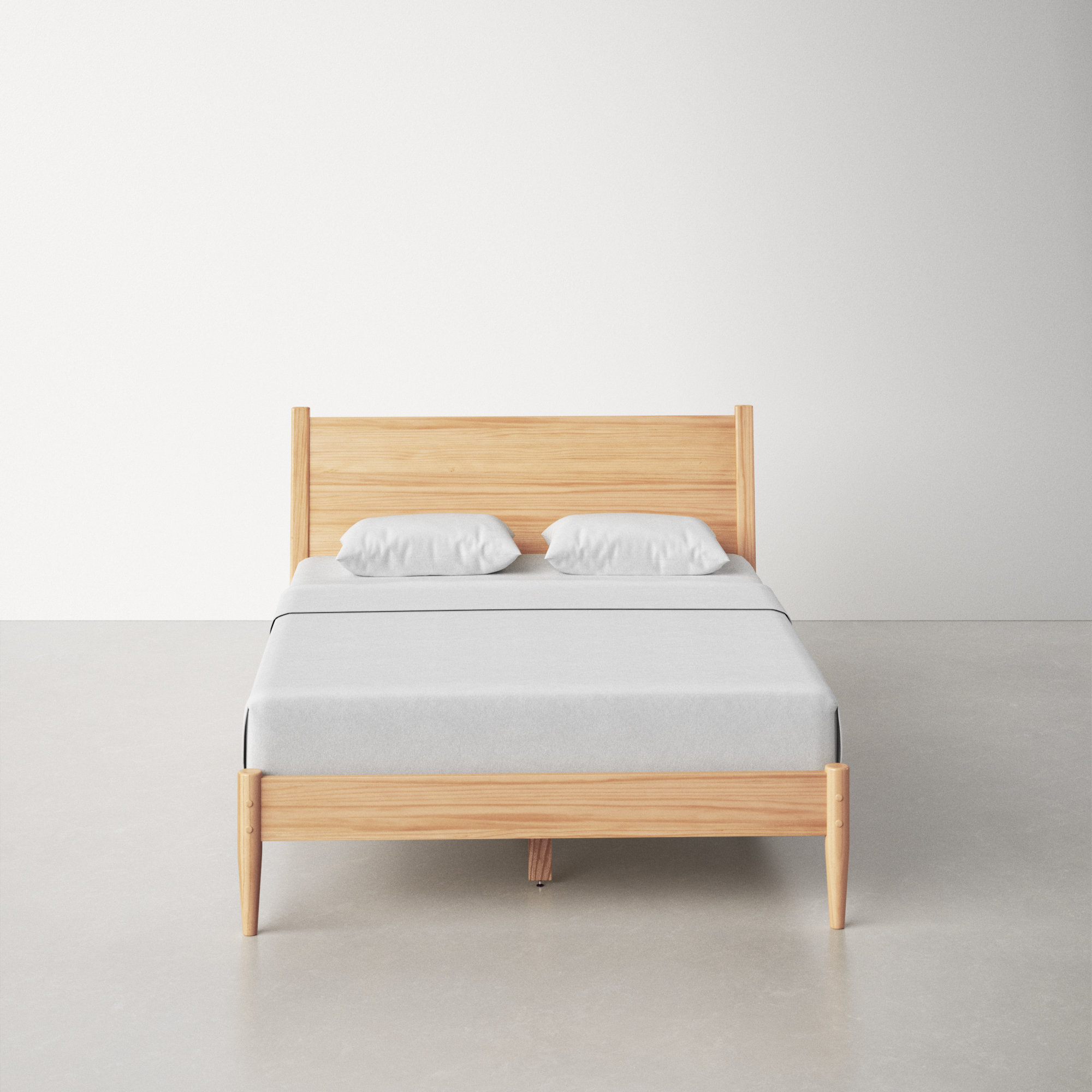 Modern Simplicity Solid Wood Custom Platform Bed Frame