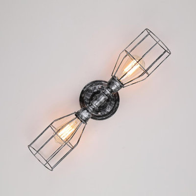 Meuble-lavabo industriel 2 lumières