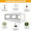 3m x 6m Metal Vault Canopy-106007632