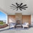 62"/72 Ceiling Fan with Light,Reversible DC Motor,3-Color-Temp LED,Remote Control-128991770-128991769