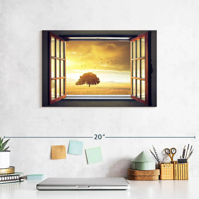 Harnek Sunny Spring Window, 8" H x 12" W