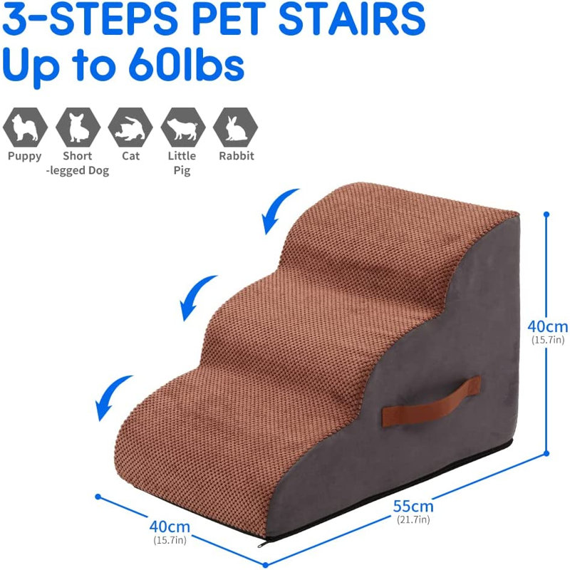 Escalier pour animal 3 marches Darrik