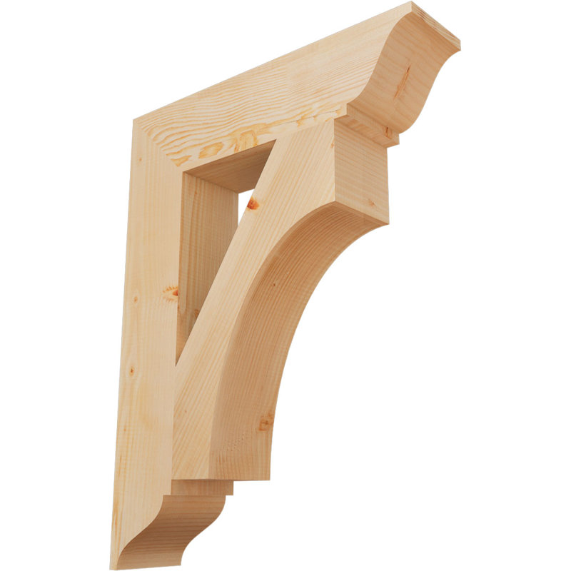 Support traditionnel Westlake, Lisse, H 34 po x l 5,5 po x P 26 po, Douglas