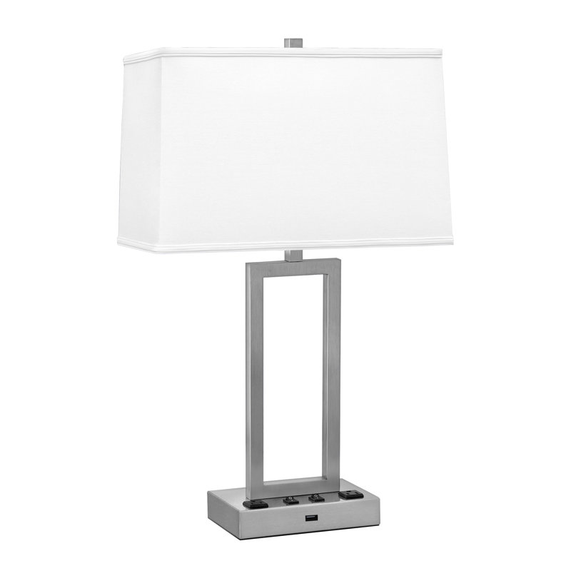 Cortile Metal USB Table Lamp