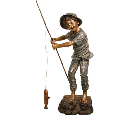 Neelyville Weather Resistant Rust Resistant Metal Garden Statue