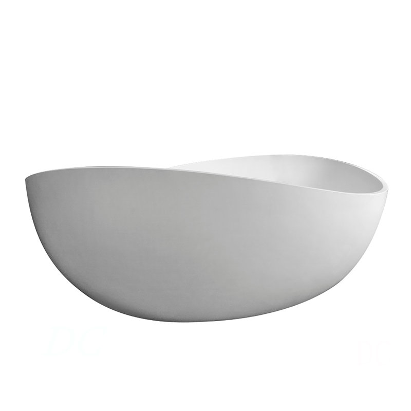 Baignoire profonde 63 "à surface solide de qualité supérieure 63"