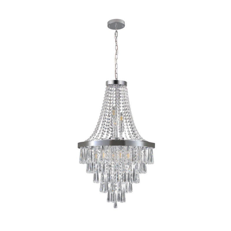 1 - Light Chandelier, Chrome