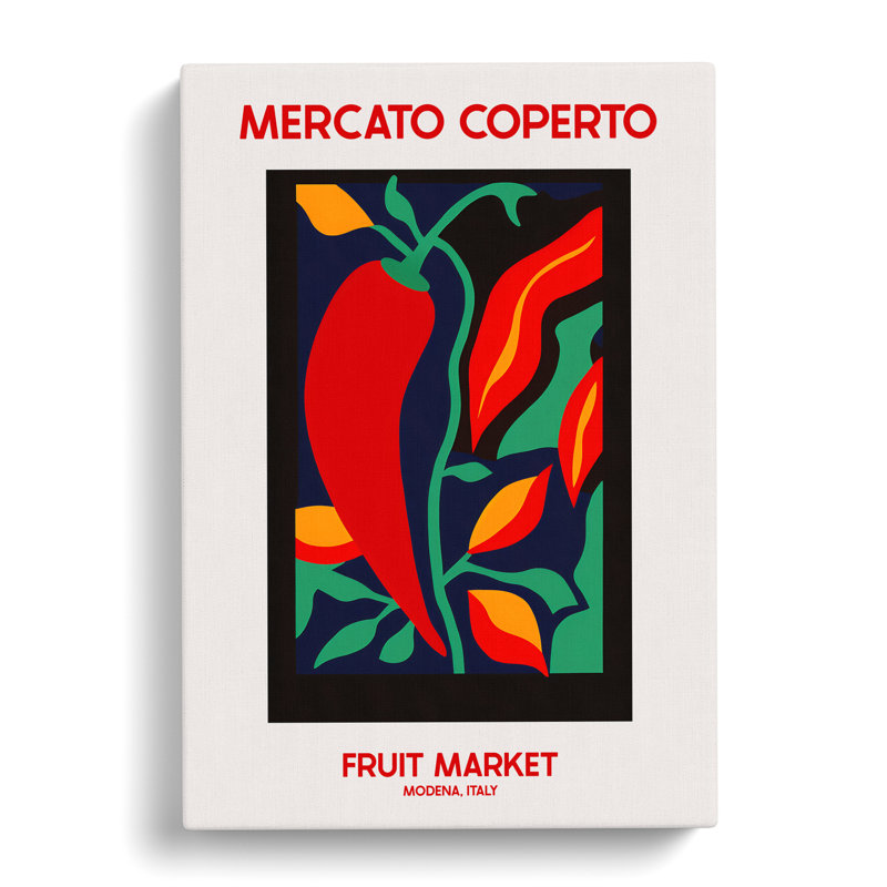 Mercato Coperto Fruit Market Exhibition 1 - Wrapped Canvas, 91cm H x 60cm W x 3cm D