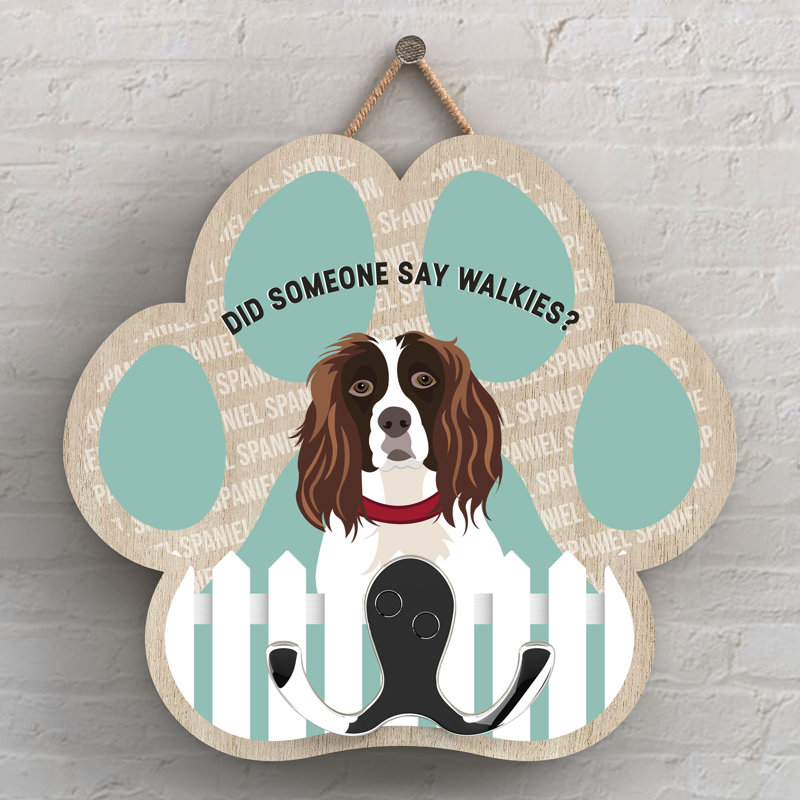 Gruia Wall Wall Hook, Pale blue/Dark Brown