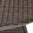 Outdoor Rd Table , 48"X48"X28.25", Brown Pe , Iron Frame, Water , Stylish Patio Furniture 48" Diameter, 28.25" Height,