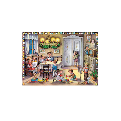 Petit calendrier d’avènement d’enfants paillettes