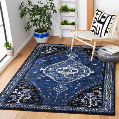 Tapis performance oriental rétro Hamadan