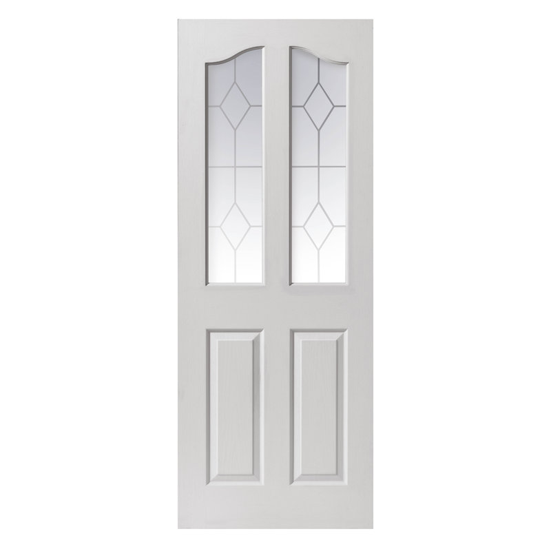 Edwardian Internal Door Primed, 198.1cm H x 76.2cm W x 3.5cm D