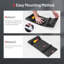 Wheel Stopper W/warning Strip Rubber Draught Excluder