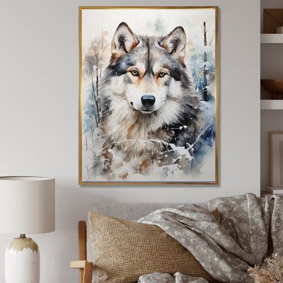 Siberian Dog Serenity II sur impression sur toile