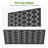 6 ft. H x 4 ft. W Metal Privacy Screen Fence Panel Brick Pattern-55887650