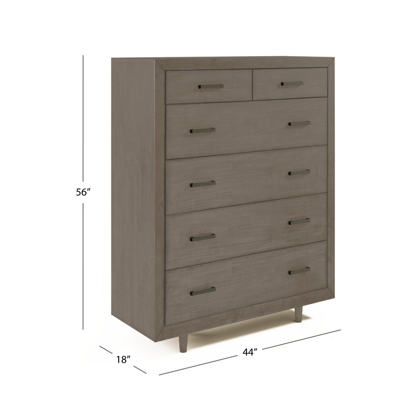 Ensemble de chambre avec lit plateforme 4 pièces Peloquin, Très grand, Gris