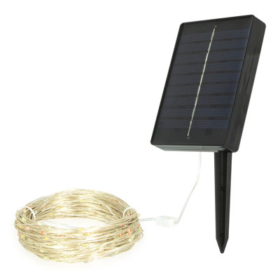 Aiona LED Solar Powered 200 - Bulb Fairy Lights