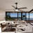 52 Inch Classics Ceiling Fan With Led Light 6 Speed Wind 5 Blades Remote Control DC Motor For Indoor-1130655108-1130655225