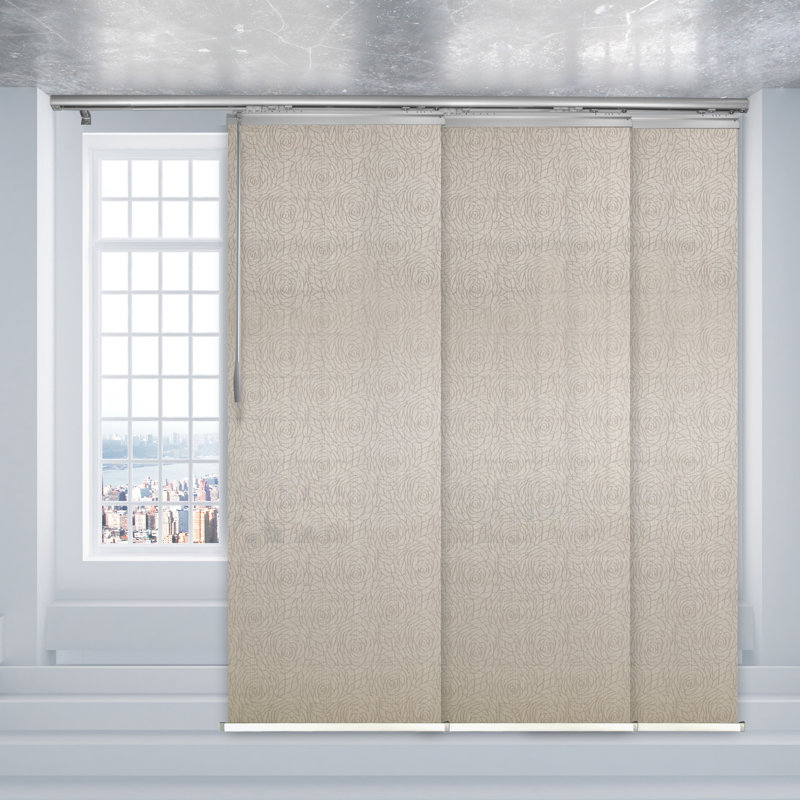 Store vertical extérieur simple gris semi-diaphane