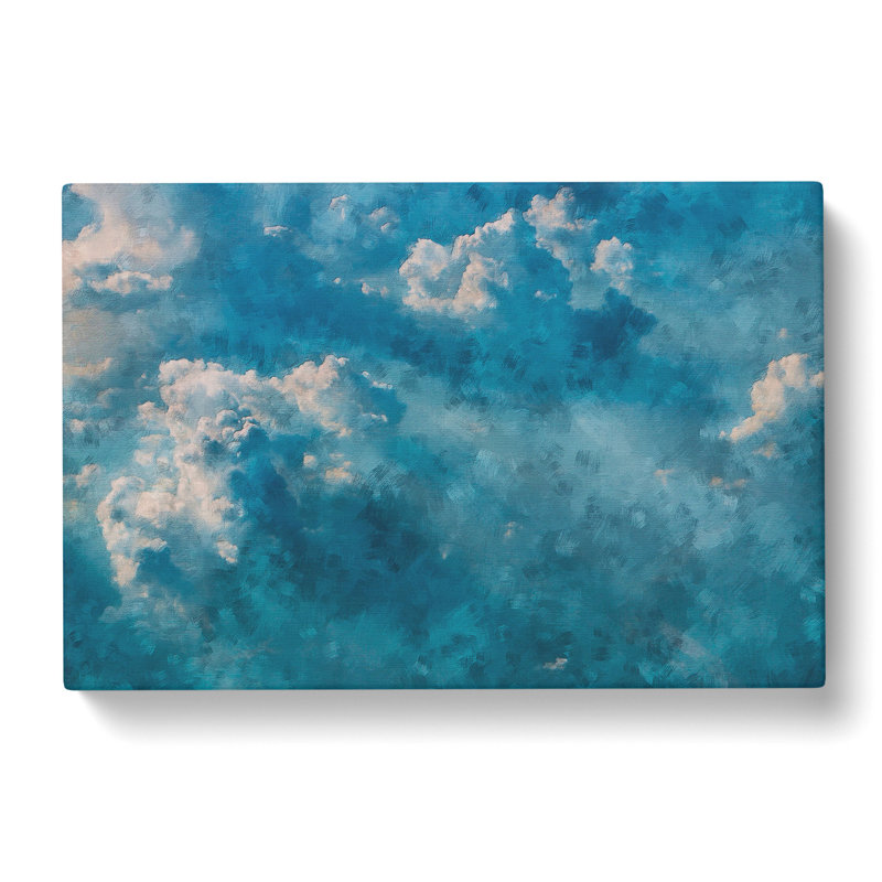 Light Through The Clouds - Wrapped Canvas Painting, 35cm H x 50cm W x 3cm D