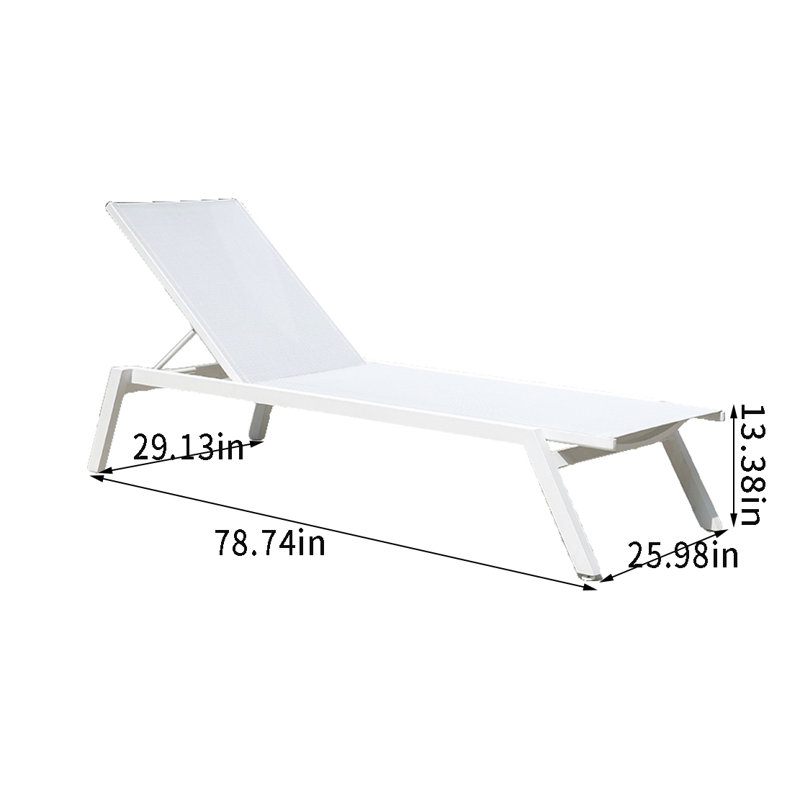 Adjustable Outdoor Chaise Lounge Outdoor Chaise Lounge