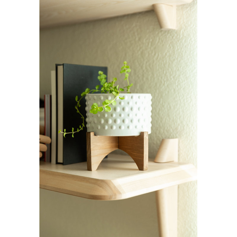 Blanding Handmade Pot Planter, Matte White