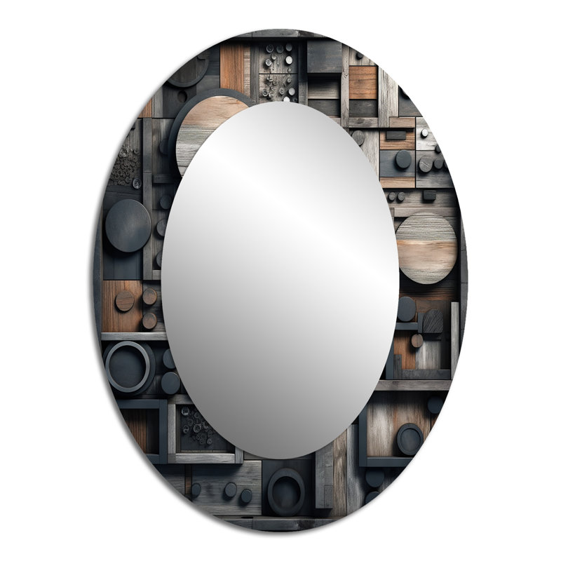 Miroir mural cubique, 40 po x 30 po