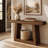 55.12'' Sofa Table with Storage Shelves