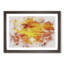 Striking Orange Sunset Watercolour - Picture Frame Graphic Art Print-56740738-56740739