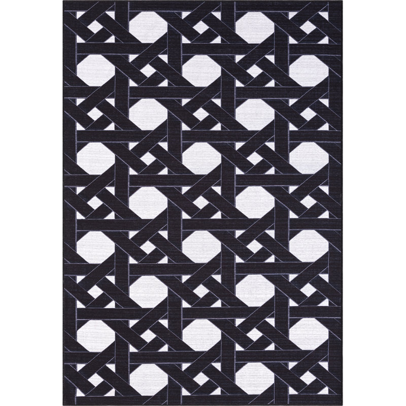 Abstract Indoor Rug, Rectangle 7'9" x 10'2"