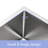 27 Inch Kitchen Sink, Stainless Steel 16G T304, Design, 10" Deep Basin, Condensation Pad, 27"X21"X10 10 27"X21"X10", 16 Gauge R10 Corner, Soundproofing