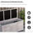 Outsunny 75 Gallon Wooden Deck Box