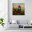 «Sophia's Garden», art mural contemporain abstrait-2081493351