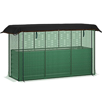 Open Bottom Raised Garden Bed Steel Planter Box