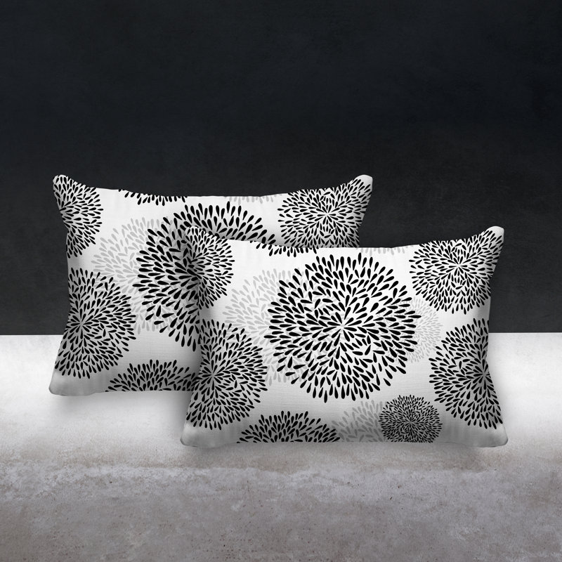 Coussin Confetti, Noir
