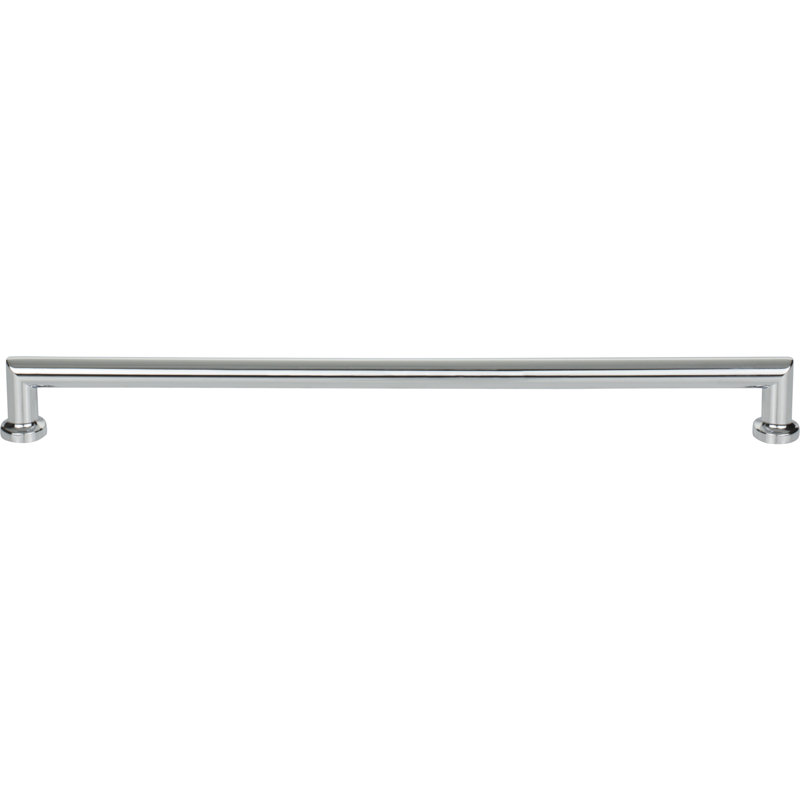 Morris 12" Center to Center Bar Pull, 12" Center to Center, Polished Chrome