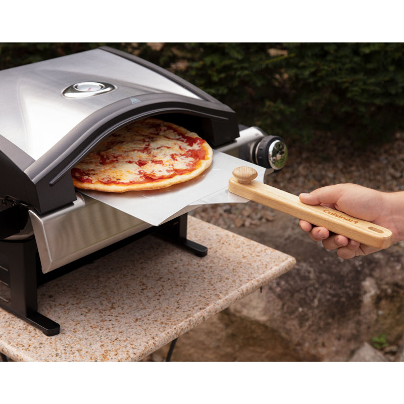12-In Aluminum Pizza Peel, 2.75" H x 12" W x 24" L