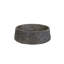 Grand bol à accessoires en résine de charbon de bois noir et gris 14 po.