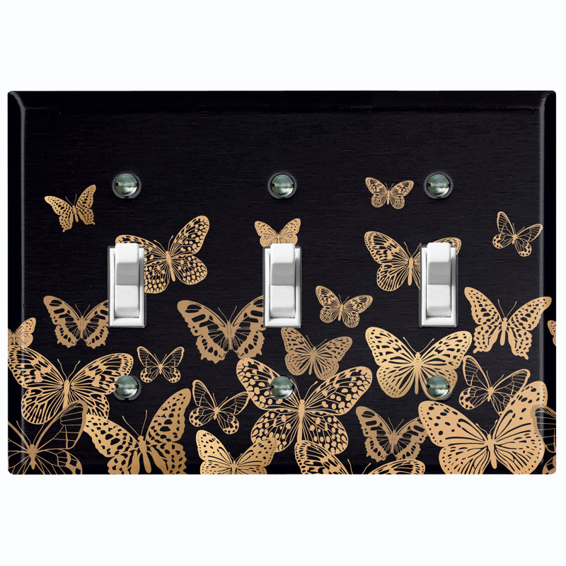 Animals Themed 3 - Gang Toggle Light Switch Standard Wall Plate