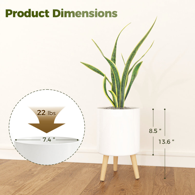 Indicateur de niveau d'eau pour pot à plantes, 7.4IN