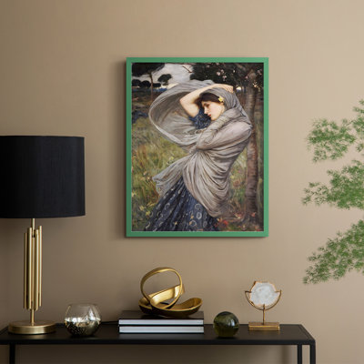 «Vintage Landscape CII», reproduction encadrée - bois massif