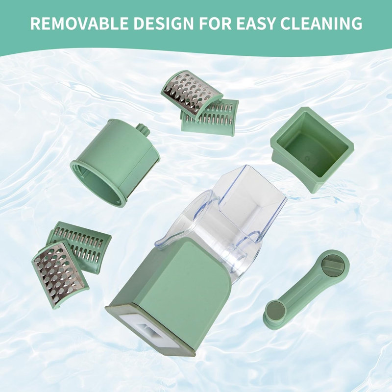 Kitchen Manual High-Speed Slicer Suitable For Vegetables, Turquoise