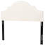 Tête de lit pour lit double et grand lit - Tissu confortable avec arche et taille gracieuse