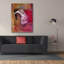 Tableau sur toile « Red Chaise » de Lark Manor par Loui Jover, 66 cm x 86 cm-1369098137