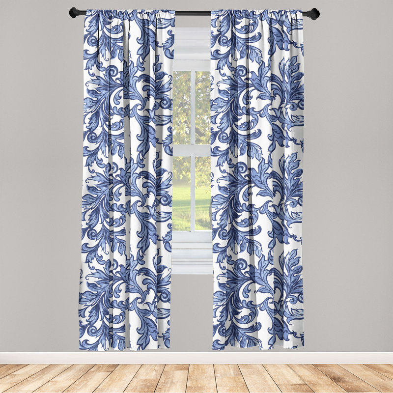Semi Sheer Curtain Pair