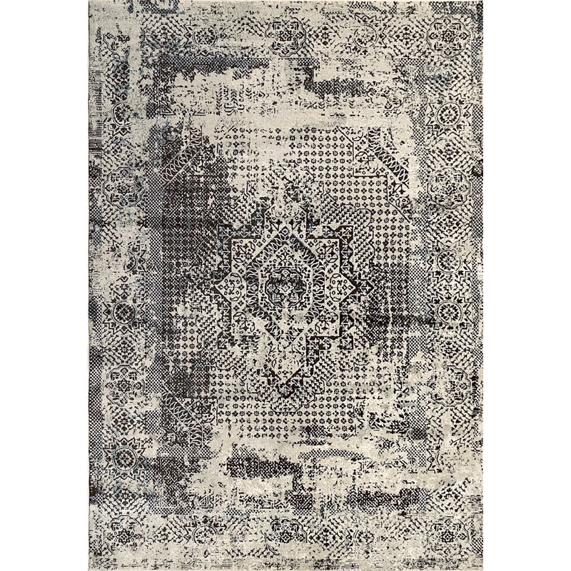 Abstract Indoor Rug, Rectangle 3'1" x 5'8"