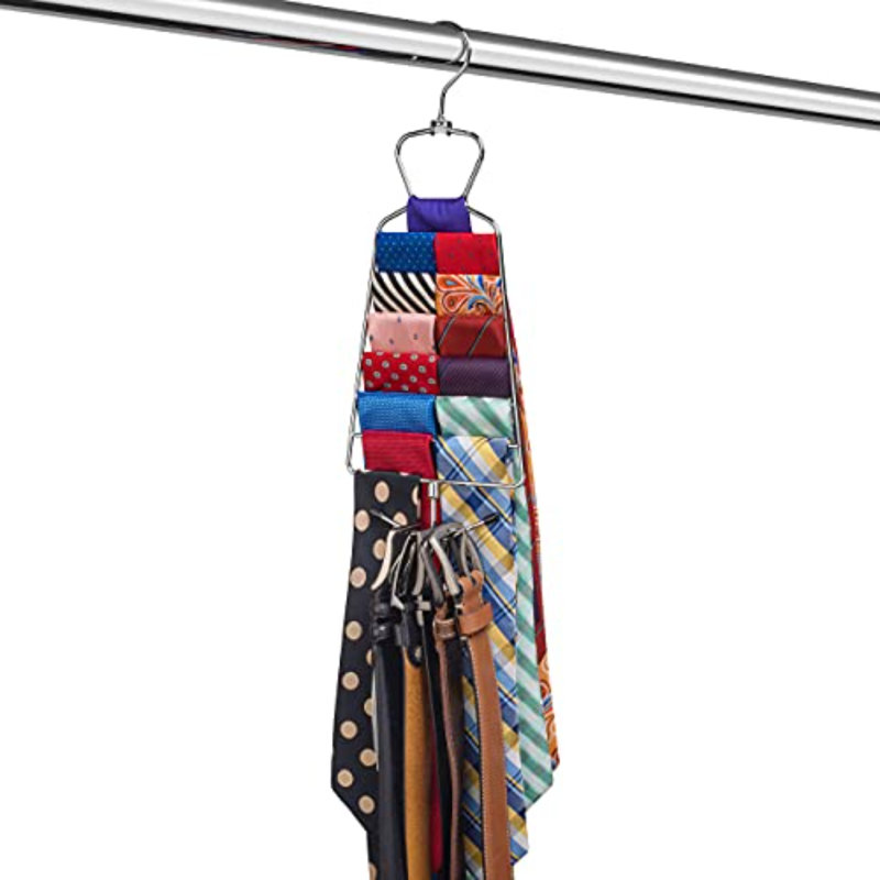 Metal Multi-Layer Hanger for Tie/Belt
