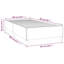 Cadre de lit Maritha, cadre de lit plateforme en tissu, sans matelas-56739499-56739494