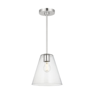 Hayden Dimmable Glass Cone Single Pendant Light